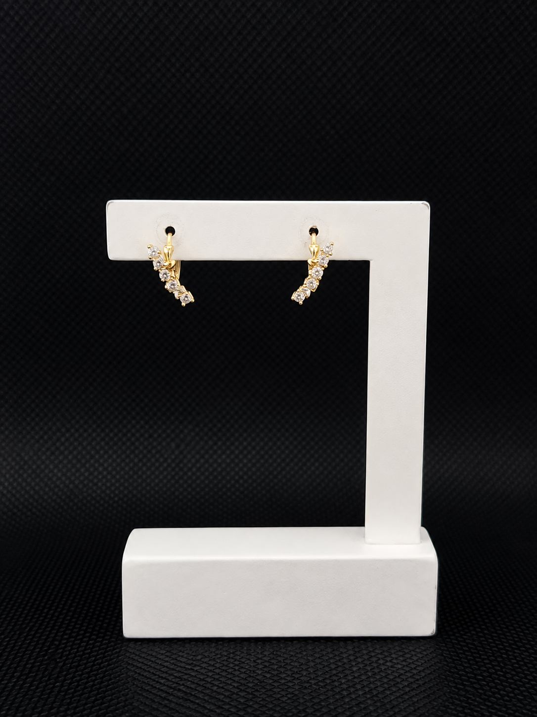 Argola Semijoia Cravejada Modelo 3 Elegante