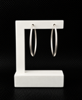 Argola Prata 925 Lisa Grande Elegante