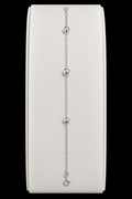 Pulseira Prata 925 Bolinha Sofisticada