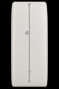 Pulseira Prata 925 Coração com Pedra